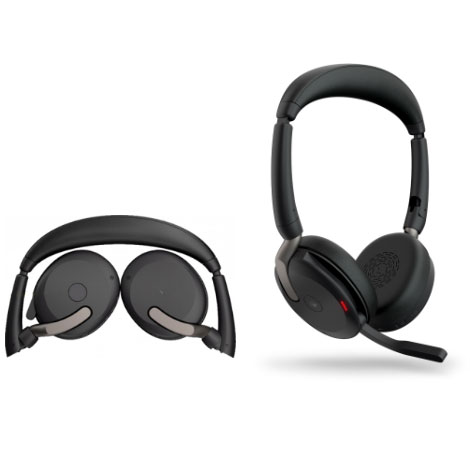 Jabra Evolve2 65 Flex どんな場所にも持ち運んで、快適な会議を実現