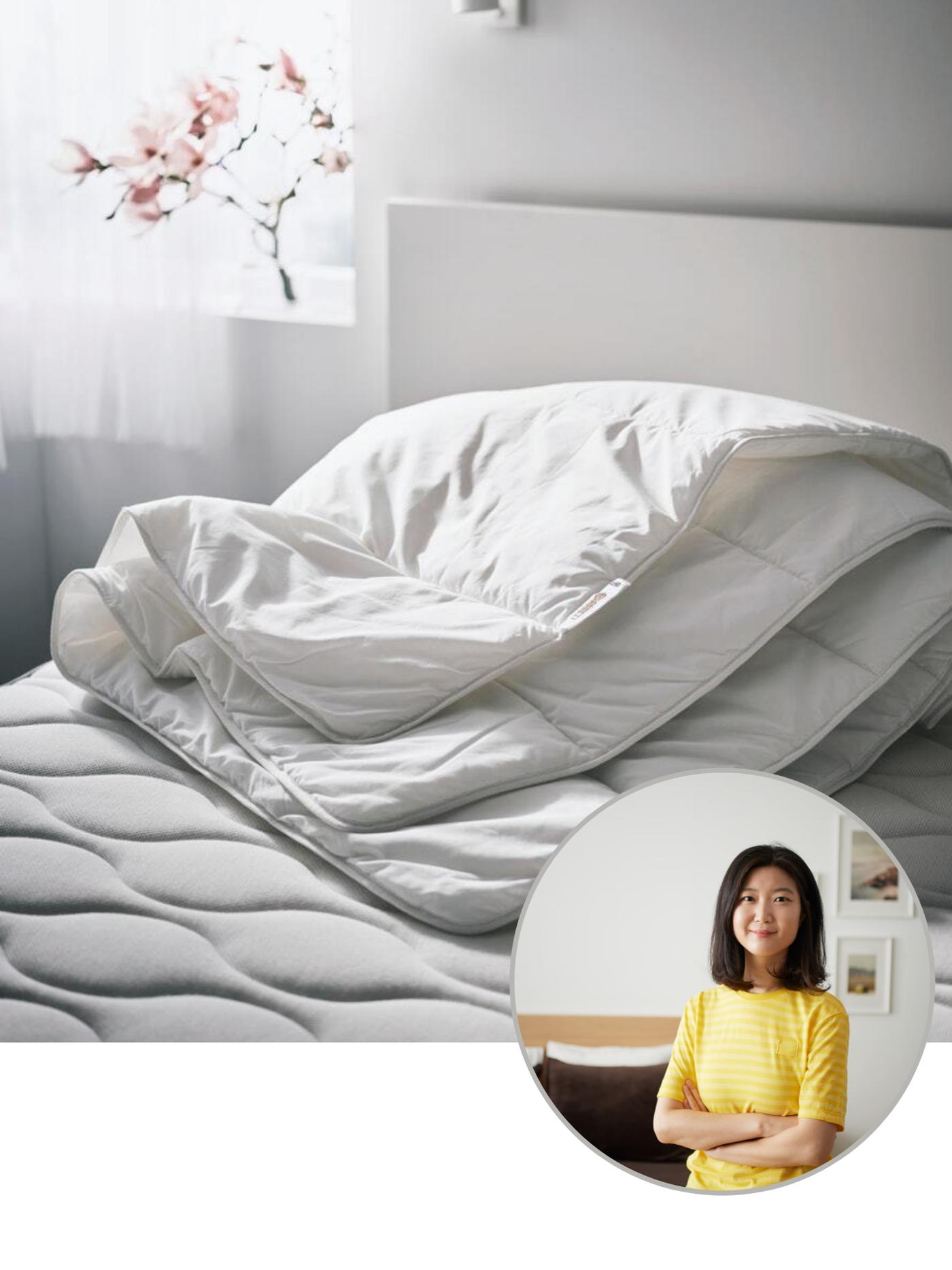 2枚合わせ掛け布団：冬も夏もオールシーズン快適｜IKEA【公式】 - IKEA