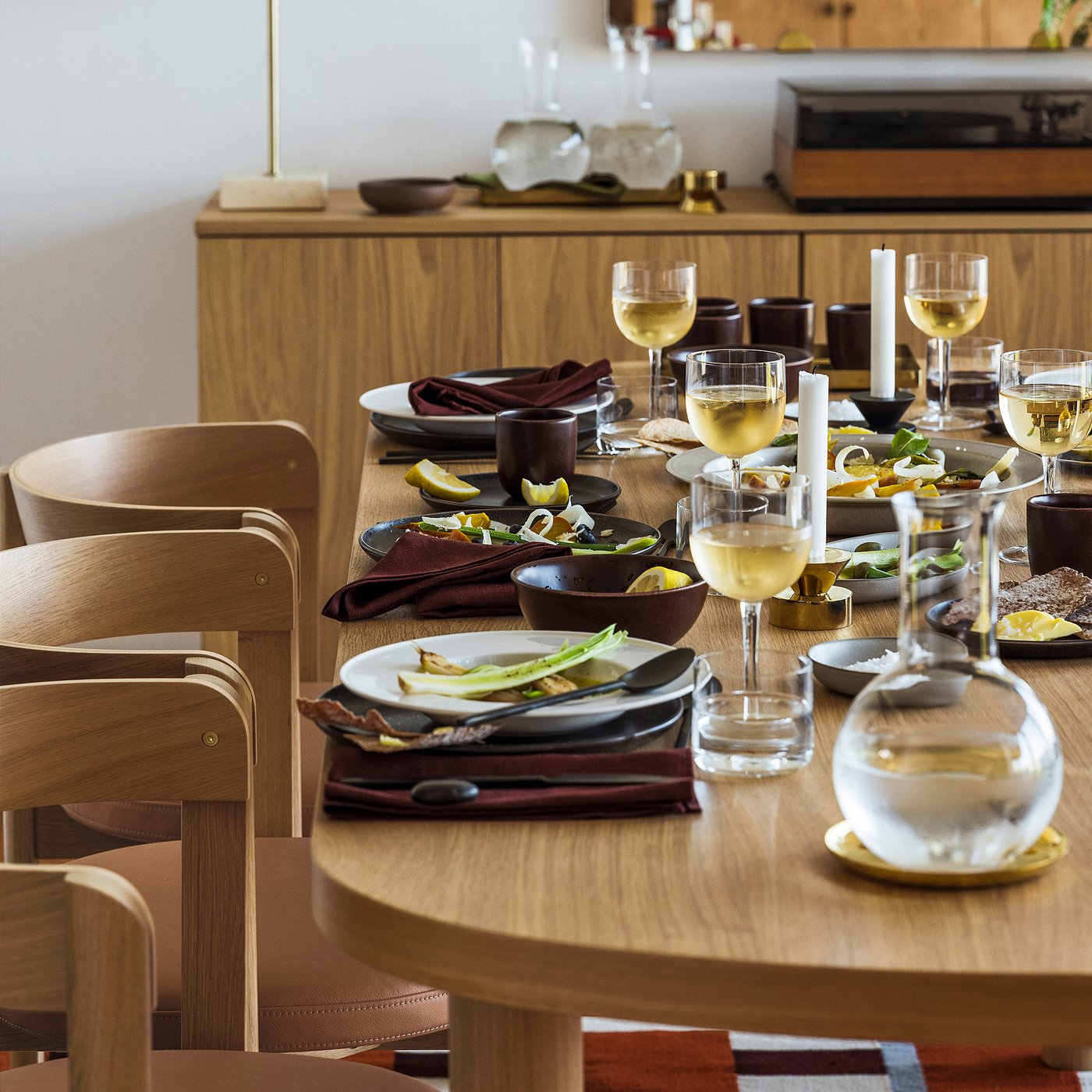 STOCKHOLM 2025 ストックホルム 2025 カトラリー24点セット, ブラック