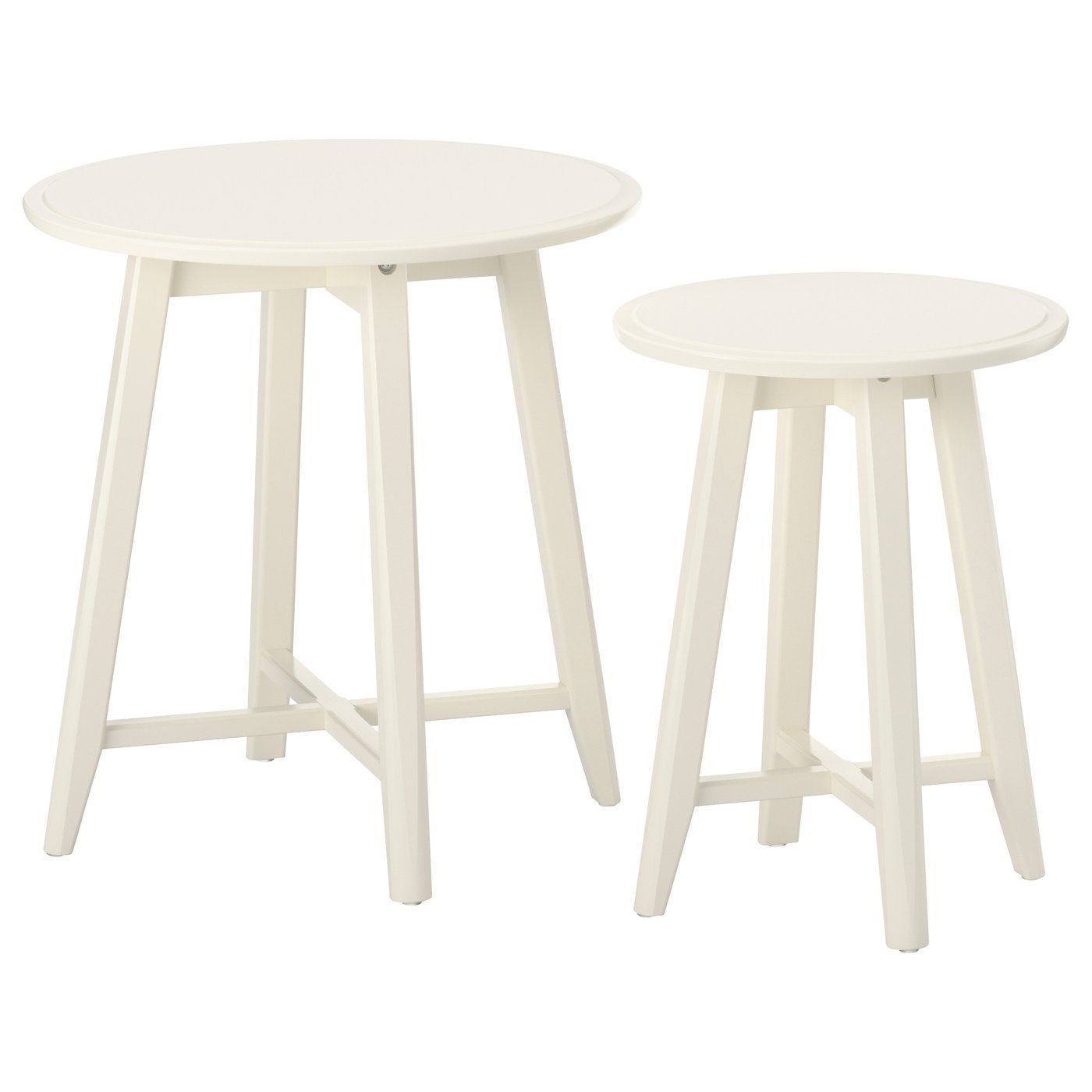 KRAGSTA Nesting tables, set of 2, white - IKEA