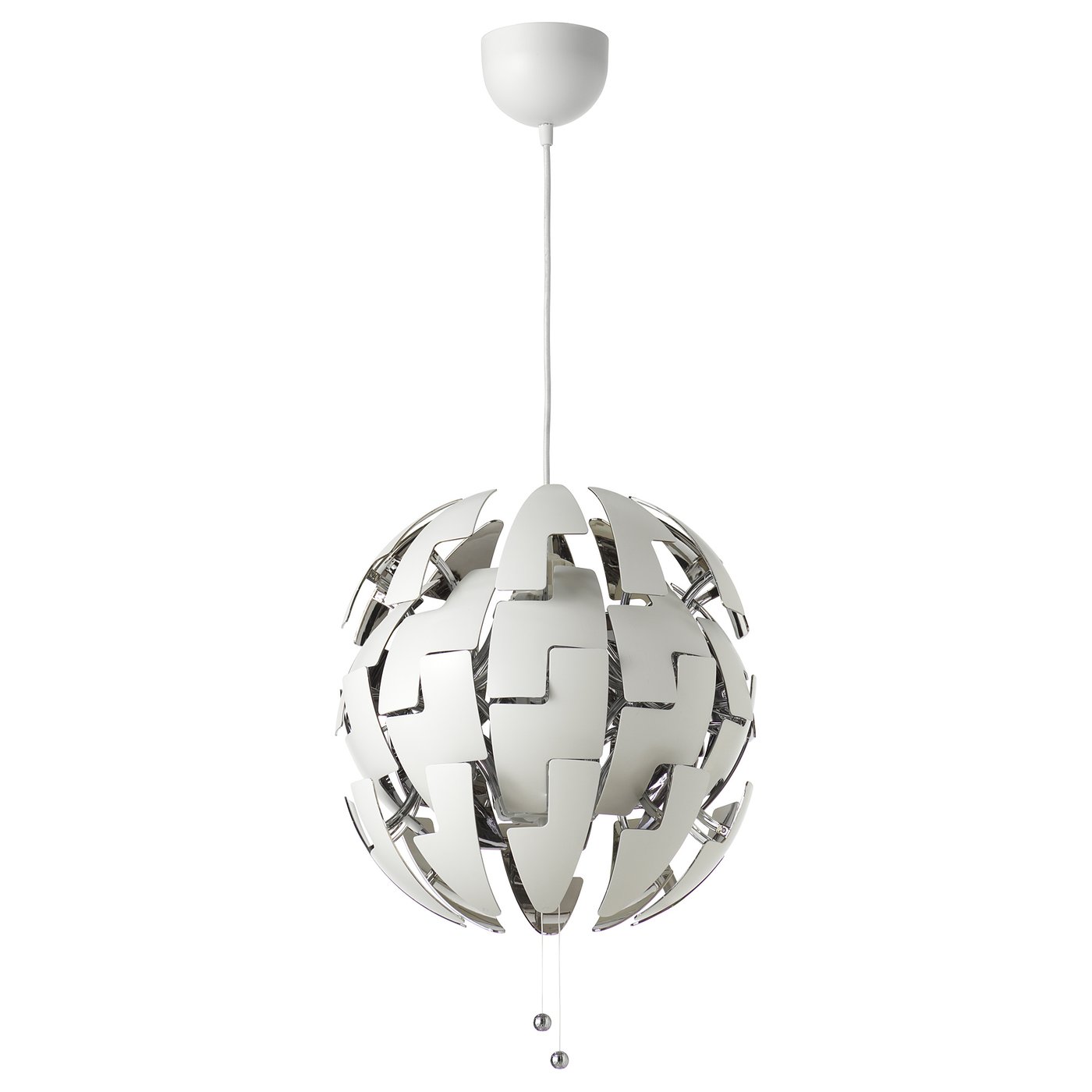 IKEA PS 2014 Pendant lamp, white, silver color, 14