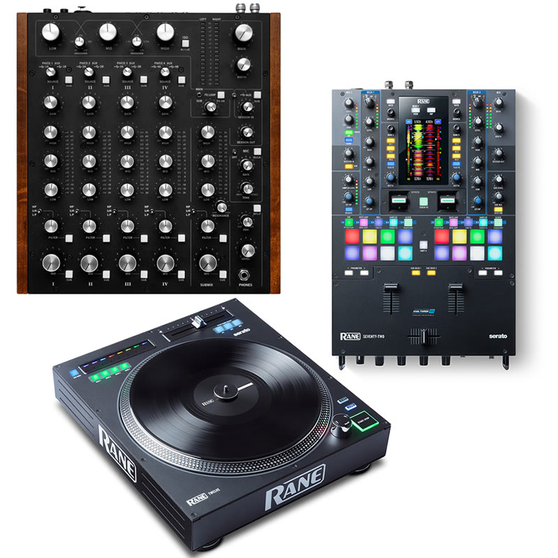 RANE】 バトルレディー・スクラッチ・ミキサー『SEVENTY TWO』と