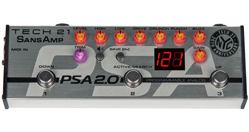 TECH21】名作PSAラックをペダルタイプにした最強アナログアンプ