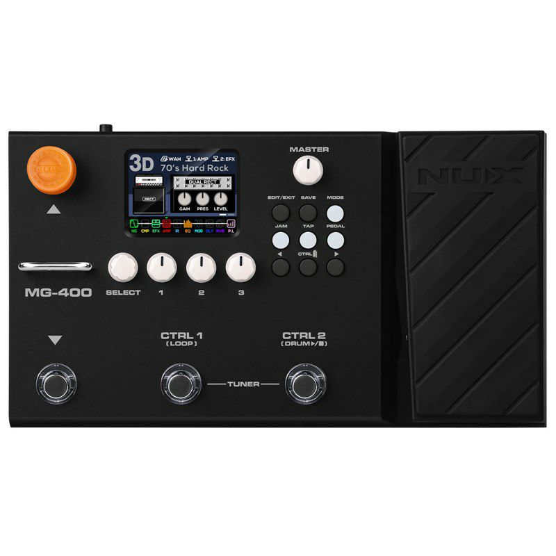 NUX】MG-300のサウンド、操作性など特徴を引き継ぎながら、ベースにも