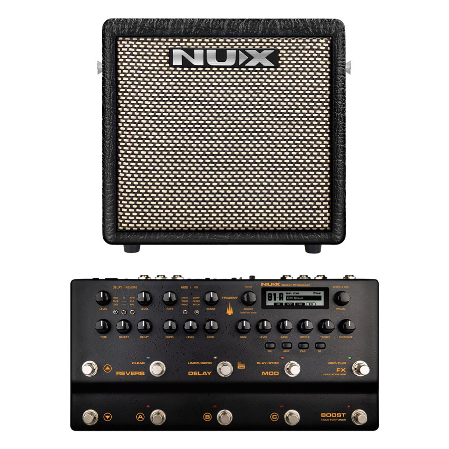 NUX】ギター用マルチエフェクター『TRIDENT』と、8ワット出力の多機能
