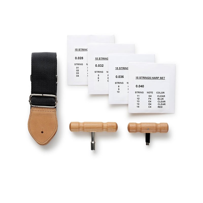 GINZA JUJIYA CHRISHARP 15ST WD(カラー：ウッディー)(15弦レバー