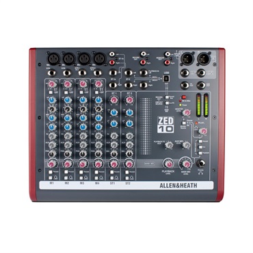 ALLEN&HEATH ZED10 【USBステレオ出力搭載10chミキサー】 ｜イケベ楽器