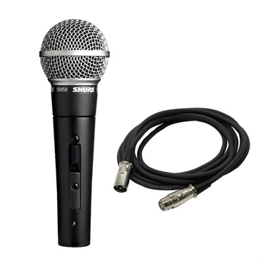 SHURE BETA 58A-J【マイクケーブルセット(XLRメス-XLRオス)5.0m