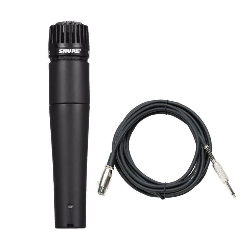 SHURE SM57-LCE【マイクケーブルセット(XLRメス-TSフォン)5.0m】(国内