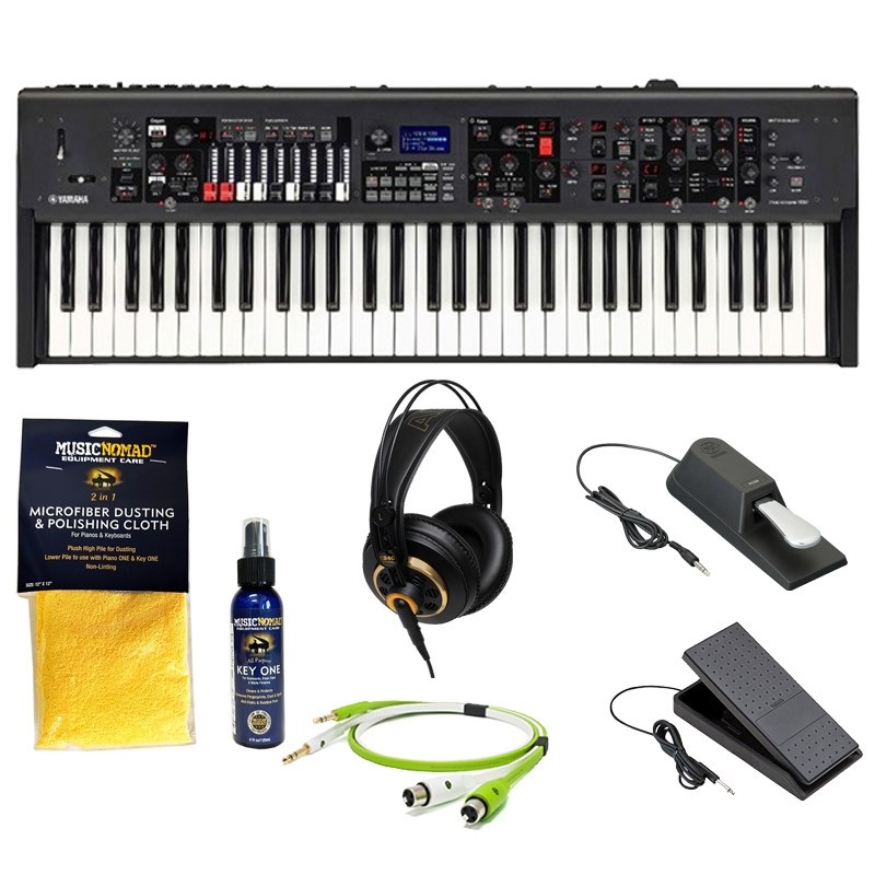 YAMAHA ヤマハ YC61 鍵盤堂プレミアム・セットA オヤイデケーブル・AKG