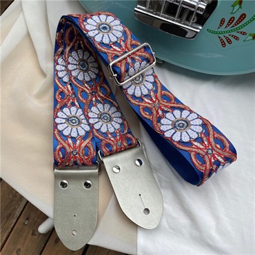 tsundrum_chan オリエンタルシートベルトギターストラップ ｜イケベ