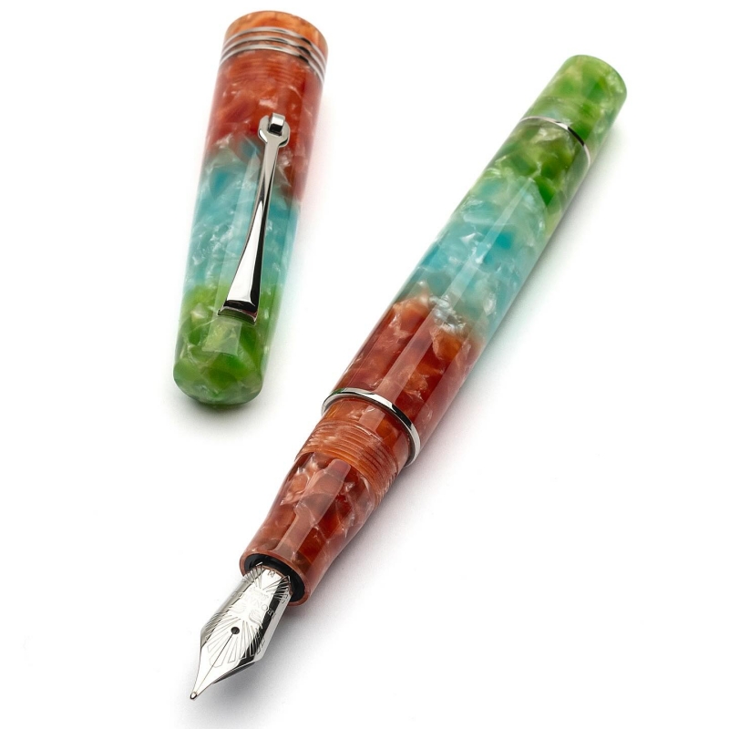 レオナルド モーメントゼロ プラヴィダ 万年筆 スチールニブ（ゴールド