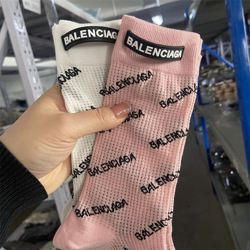 Balenciaga バレンシアガハイブランド ソックス 綿製レディース向け