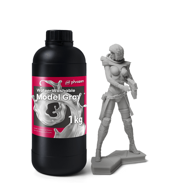 水洗いレジン（モデルグレー）｜マテリアル｜Phrozen × IGUAZU