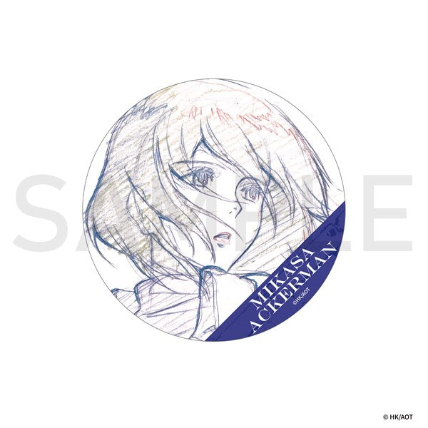 進撃の巨人 原画缶バッジ ミカサ – IG Port ONLINE STORE