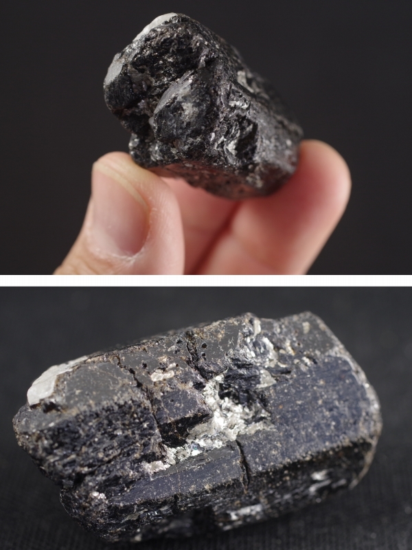 ブラックトルマリン原石45g 天然石販売 名取貴石 天然石・国産原石