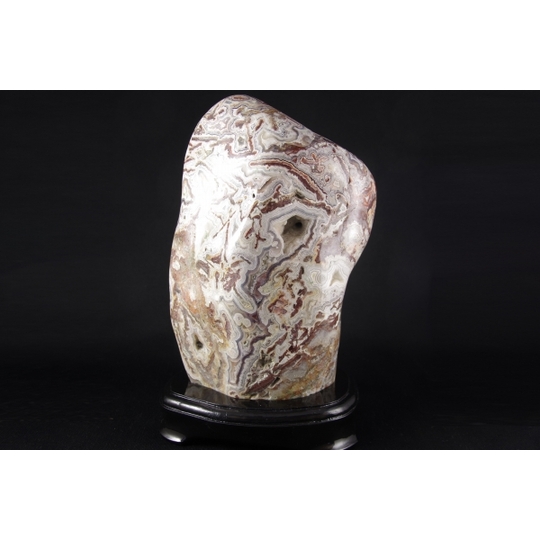 レース瑪瑙磨き鑑賞石2kg 天然石販売 名取貴石 天然石・国産原石の