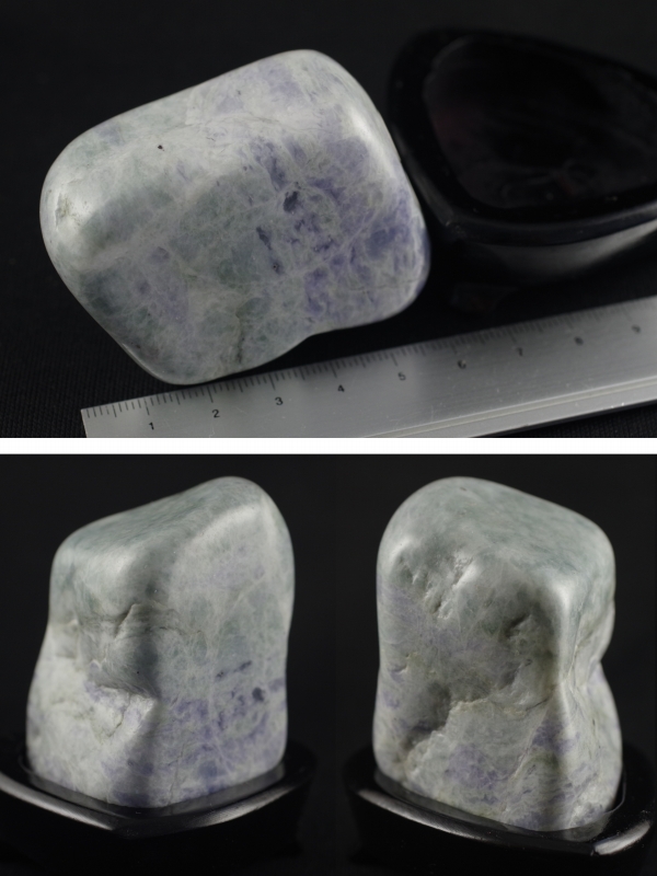 糸魚川産青翡翠原石 磨き200g 天然石販売 名取貴石 天然石・国産