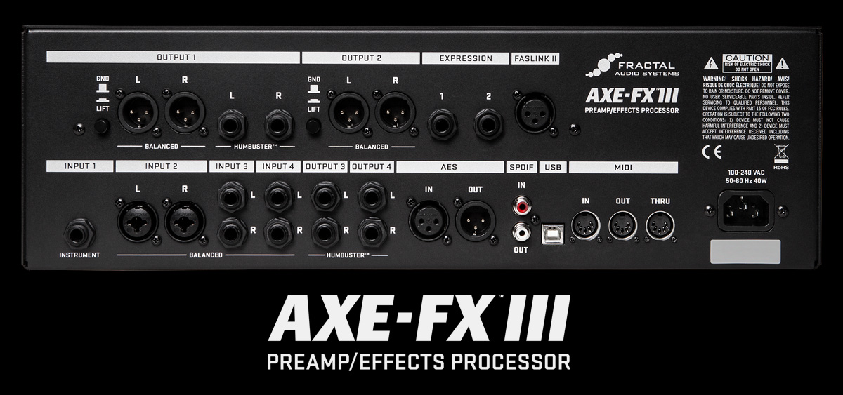 FRACTAL AUDIO SYSTEMS Axe-Fx III｜イシバシ楽器