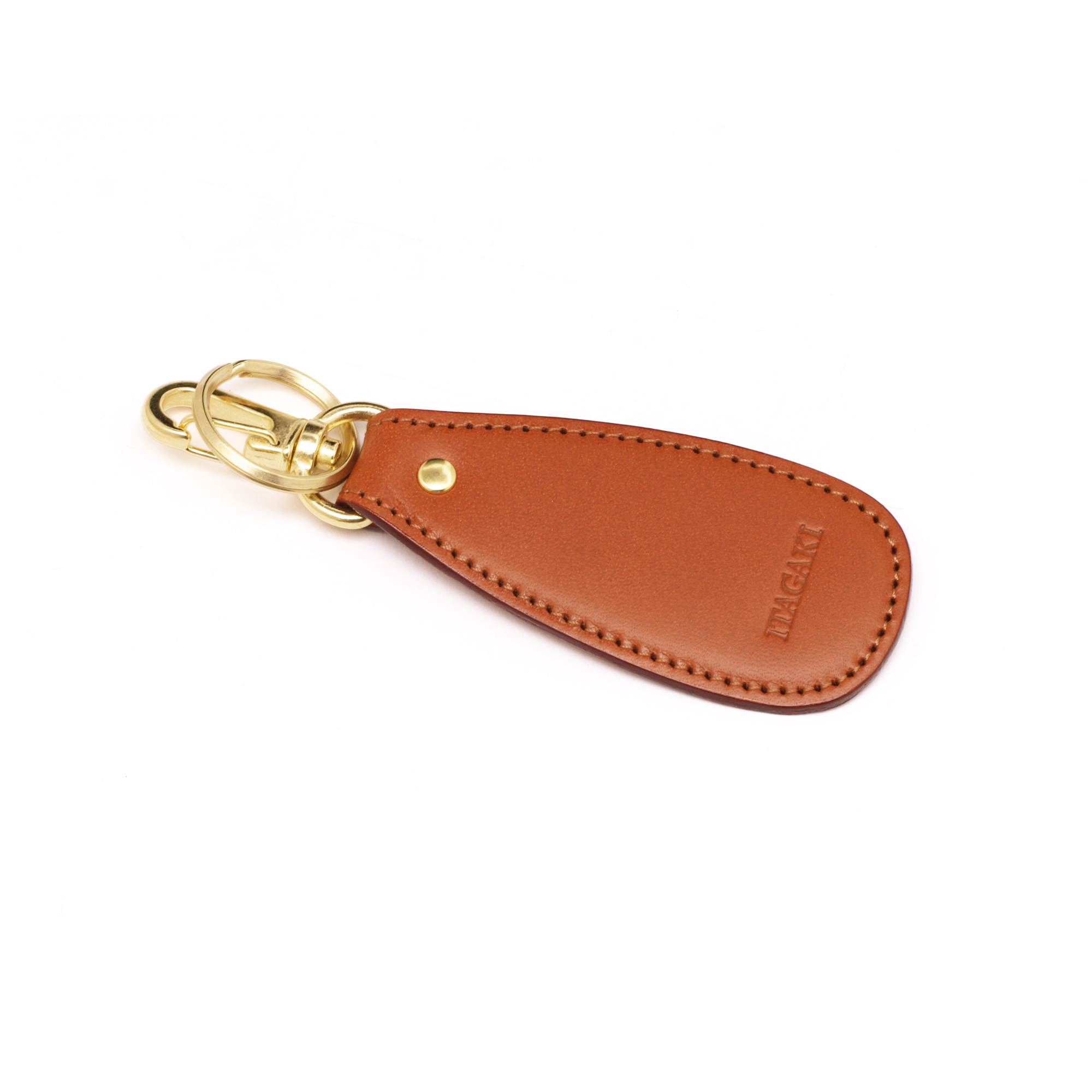 鞄のいたがき【 IDストラップ 】仙台 藤崎 限定ドイツ革 ネームストラップ