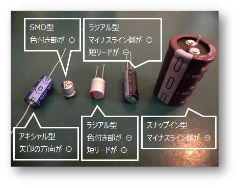 アルミ電解コンデンサの極性について | 株式会社アイテス