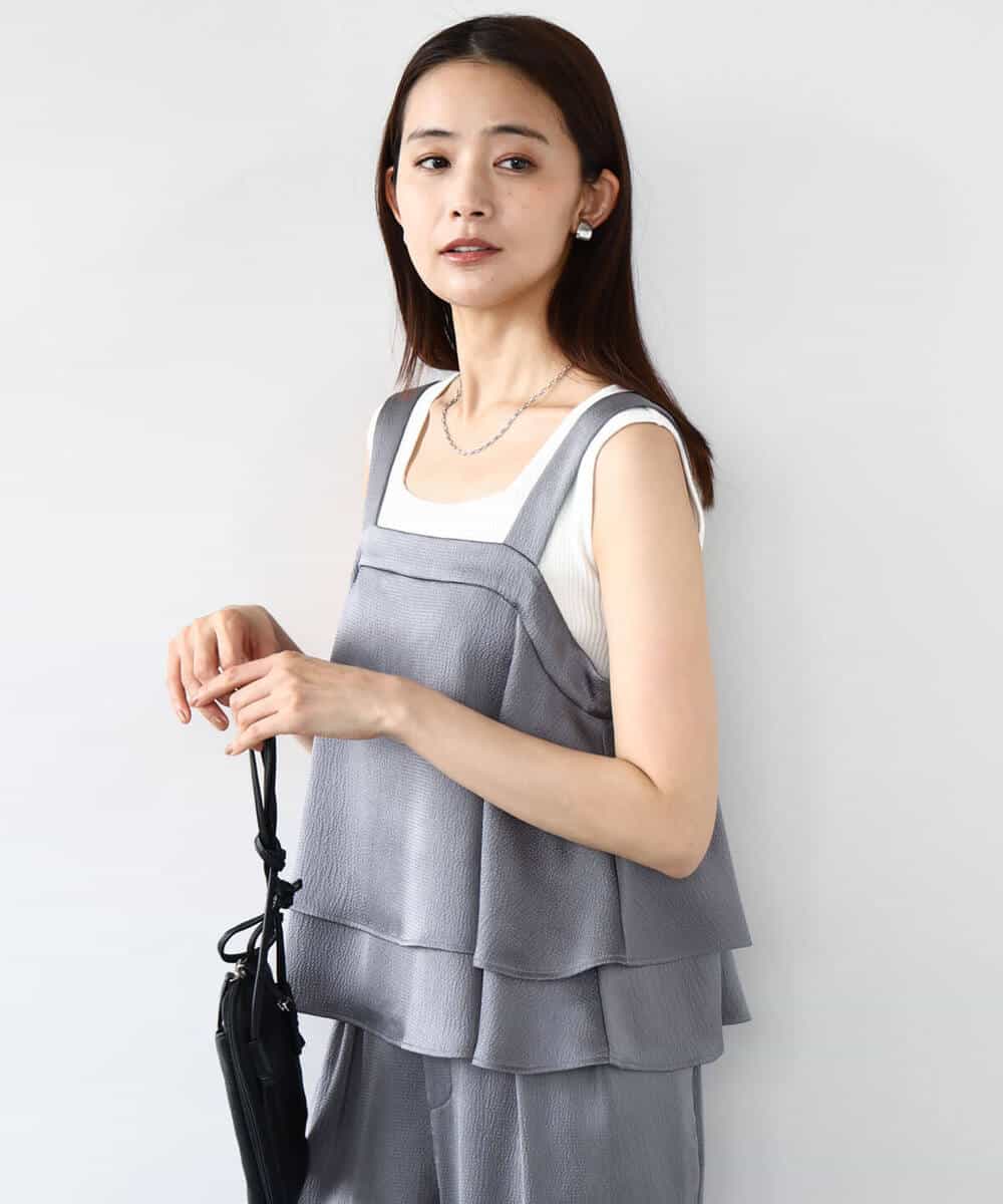 ティアードキャミビスチェ/洗える(ブラウス・シャツ) | MK MICHEL