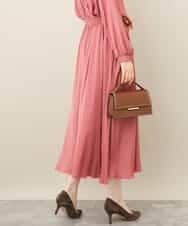 起毛サテンガウチョパンツ/洗える(ガウチョ・ワイドパンツ) | MK