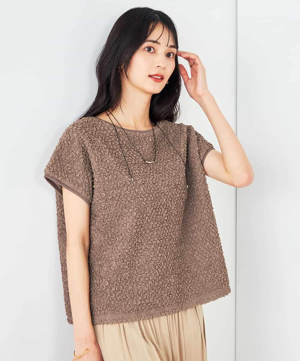 ぽこぽこクロップドトップス(カットソー・Tシャツ) | a.v.v(アー・ヴェ