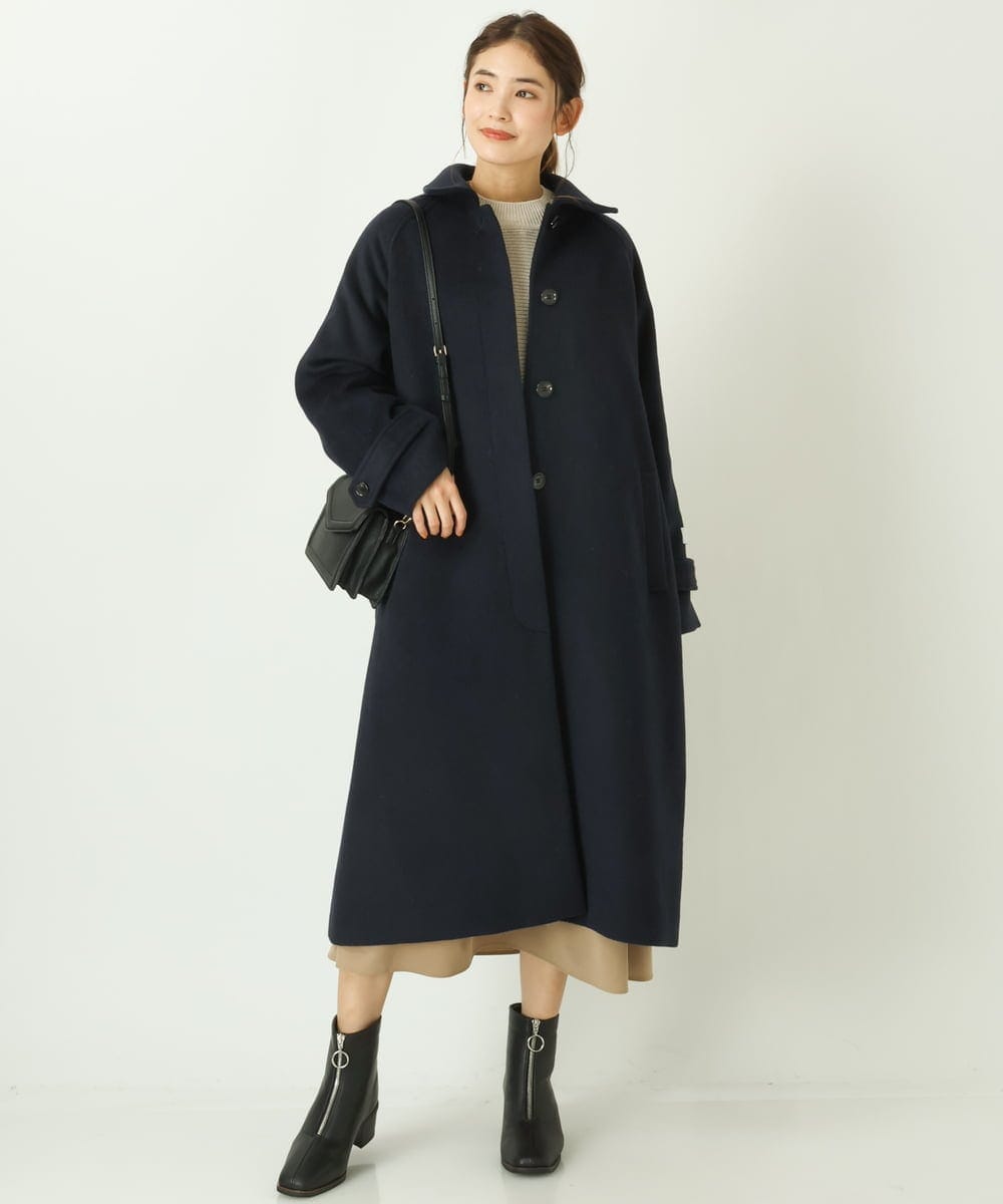 2WAY】ステンカラーロングコート(ステンカラーコート) | a.v.v(アー