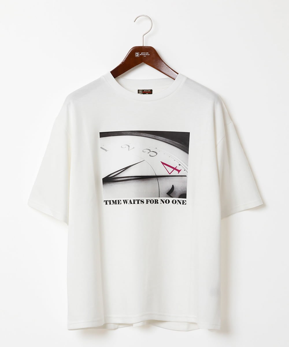Tシャツ/ダンボールニットタイムプリント(カットソー・Tシャツ) | MK