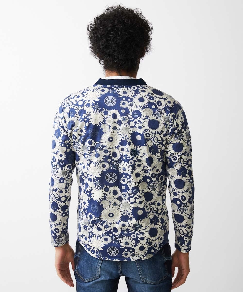 日本製》フラワー柄プリントカーディガン(カットソー・Tシャツ