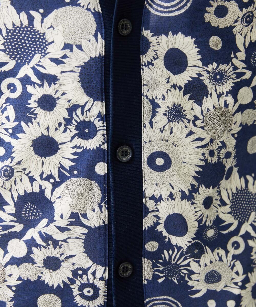 日本製》フラワー柄プリントカーディガン(カットソー・Tシャツ