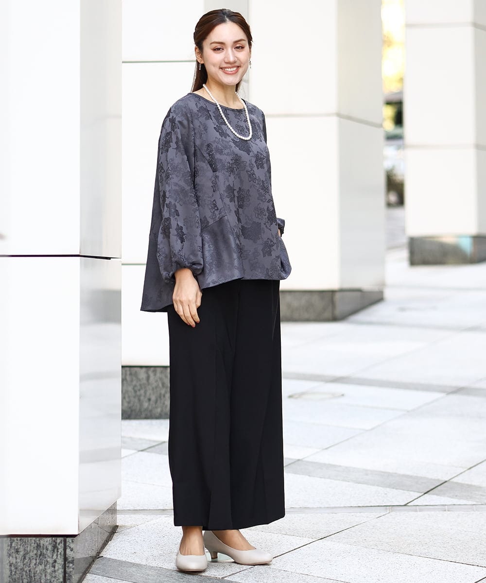 大きいサイズ】バックペプラムブラウス(ブラウス・シャツ) | eur3