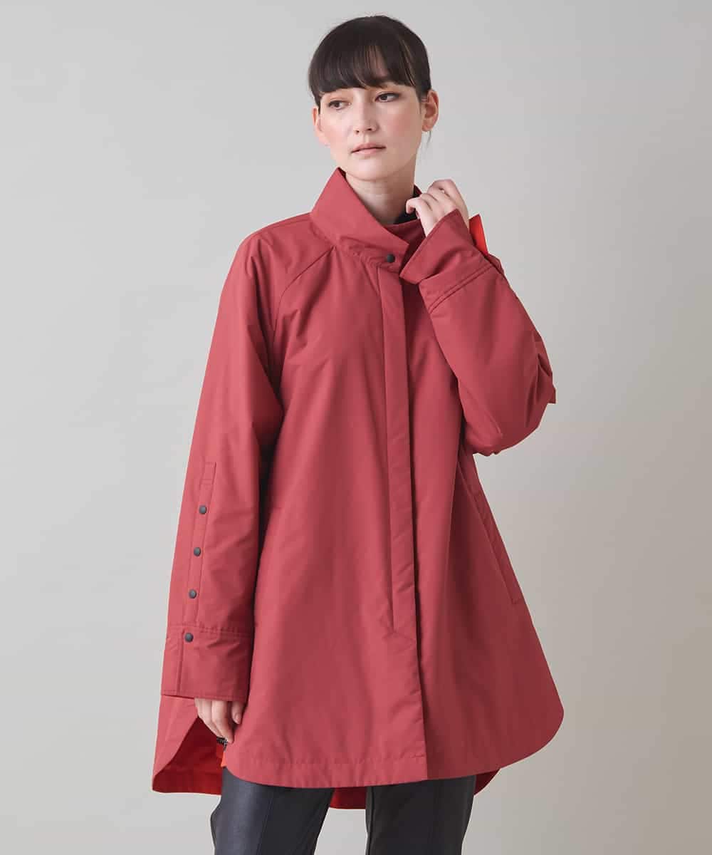 リバーシブルタフタデザインコート/洗える(ダウンジャケット・コート