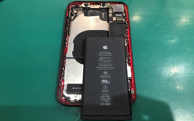 iPhoneXRバッテリー交換修理事例のご紹介！ | iPhone修理アイサポ 修理事例