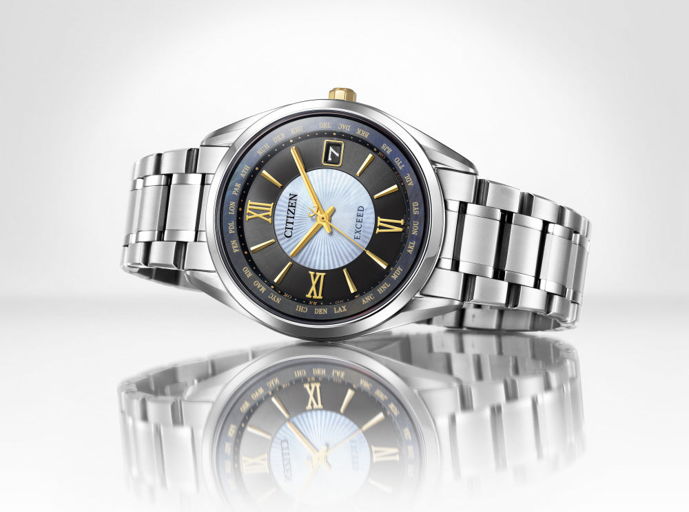 Citizen Men's Watch EXCEED Eco-Drive Solar Powered Radio