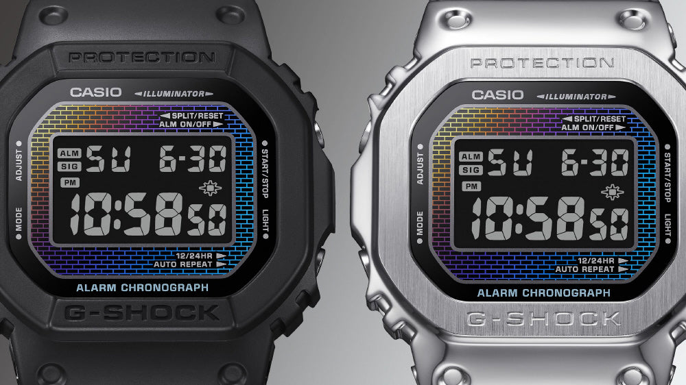Casio Men's G-SHOCK Brick Pattern Design GM-5600RW-1JF – IPPO