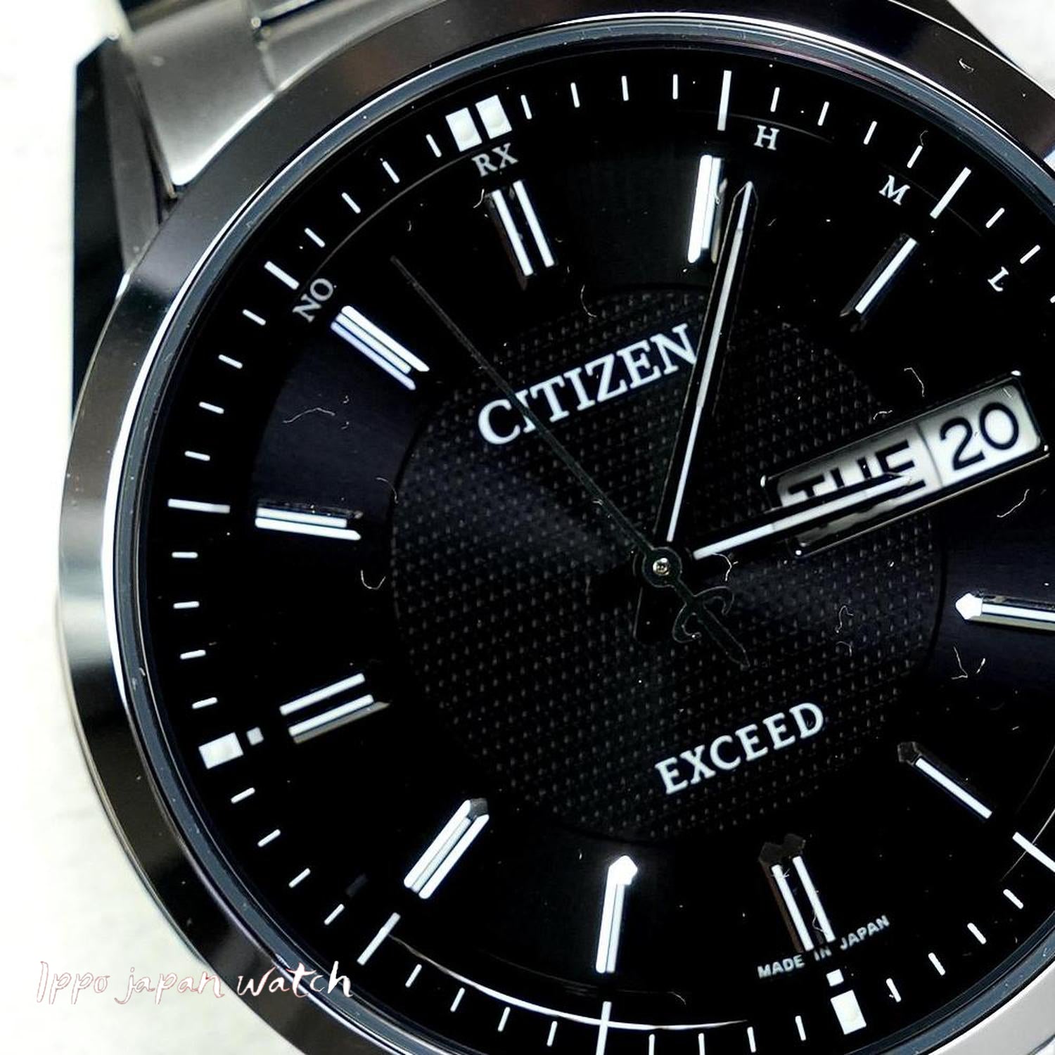 Citizen EXCEED AT6030-51E Eco-Drive Radio-Controlled Watch Day