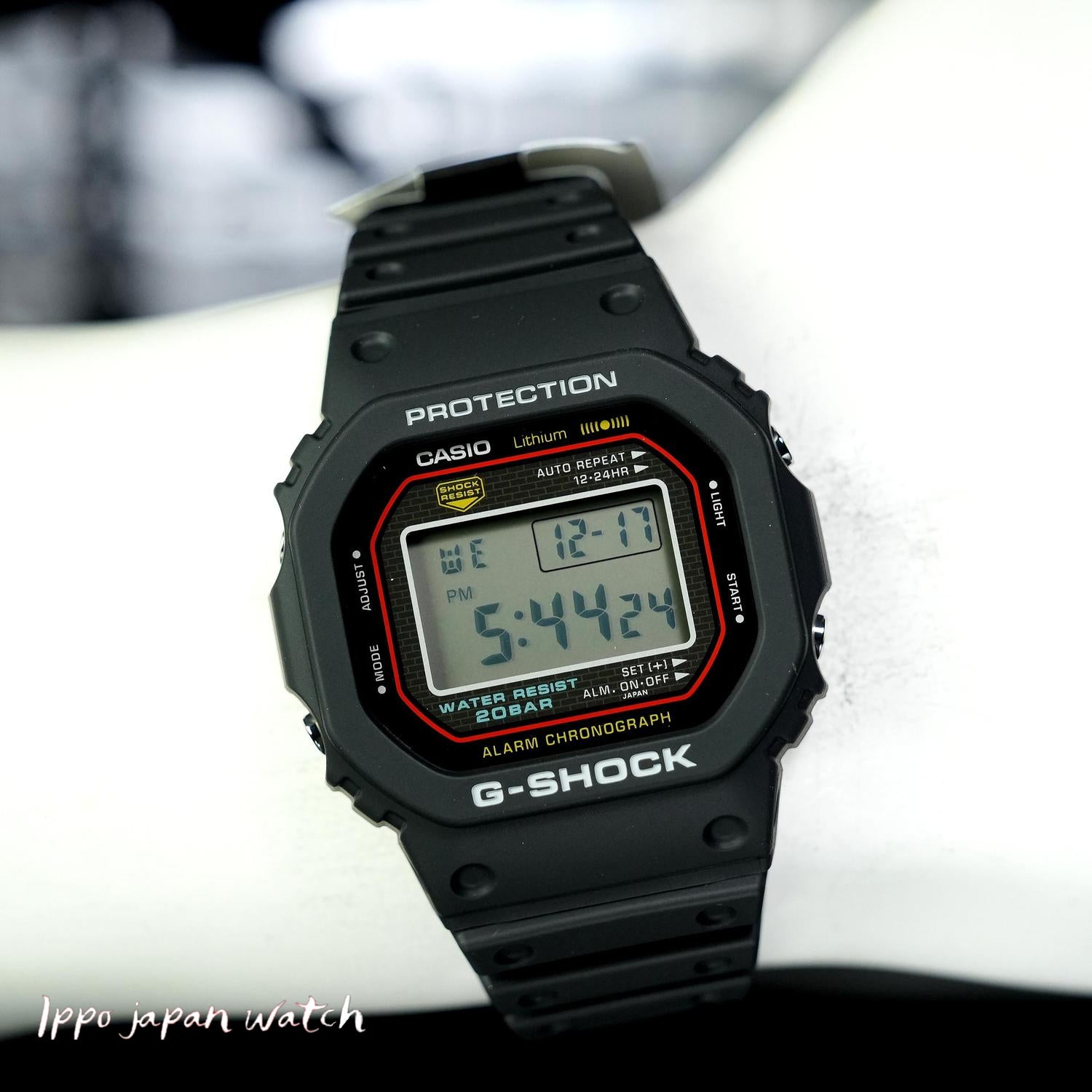 CASIO DW5000R1AJF G-SHOCK First Generation Reissue Model Black DW