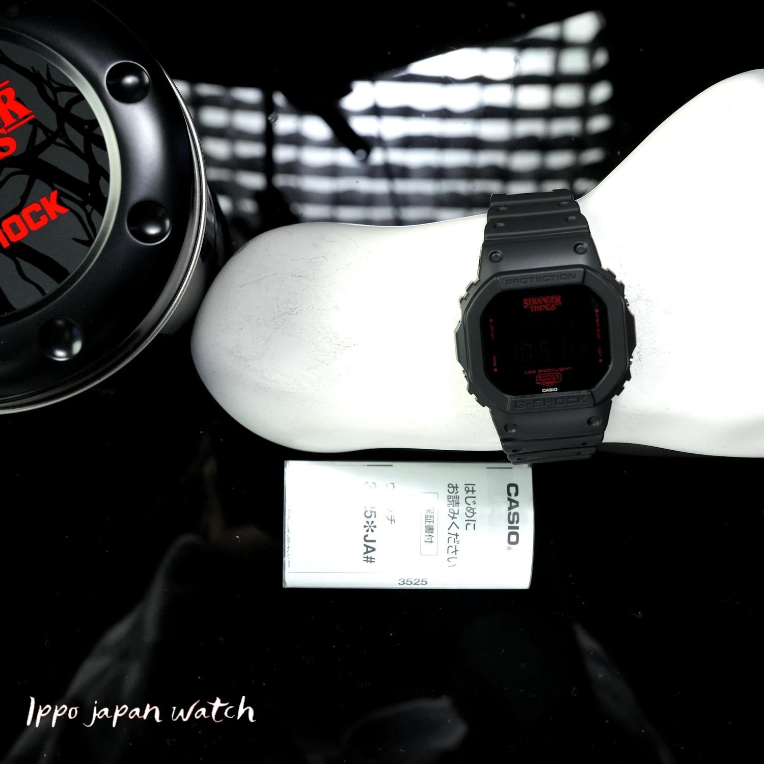 Casio G-SHOCK DW-5600STT-1JR Stranger Things Collaboration digital