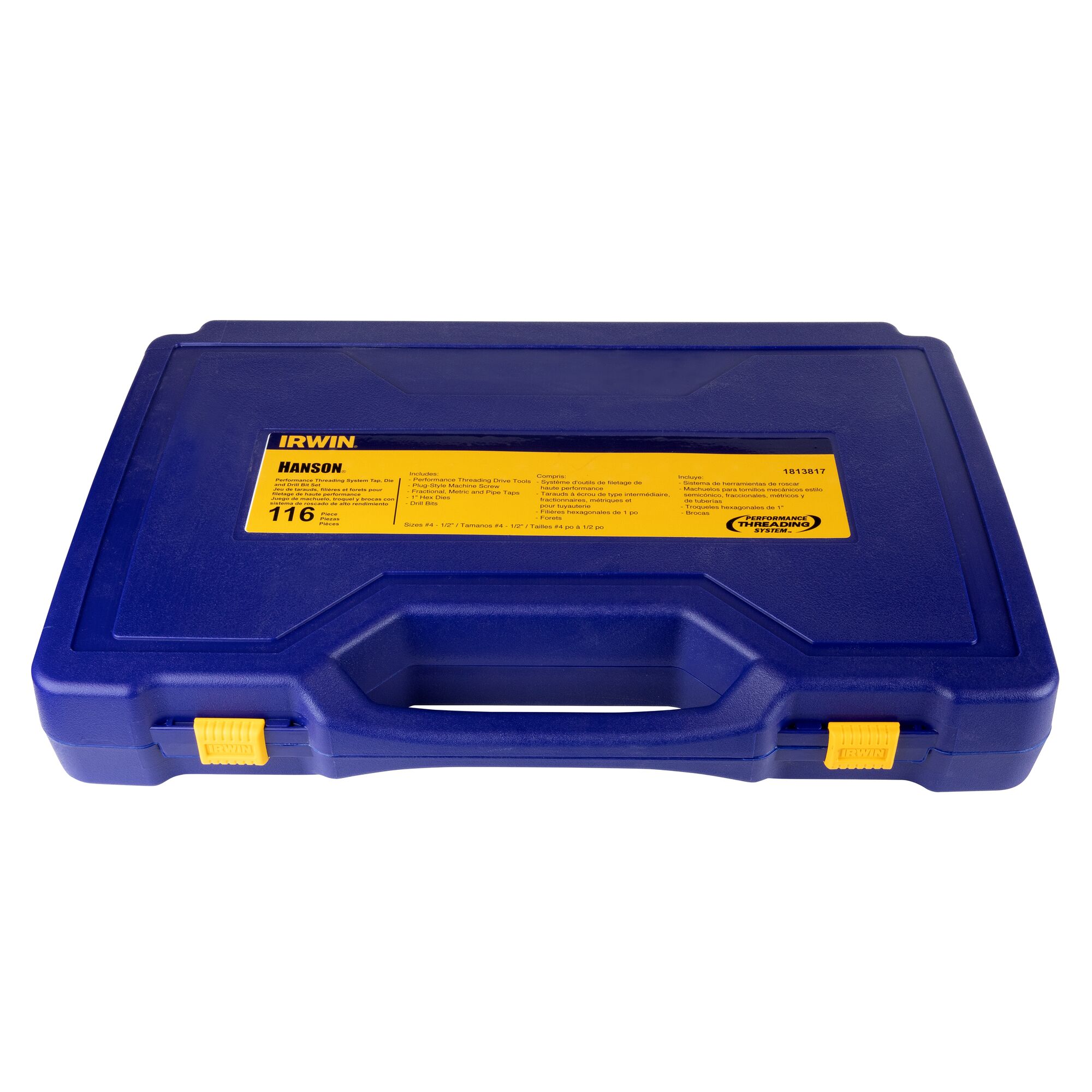 HANSON 116-Piece Mach / Fractional / Metric Plug Tap and 1