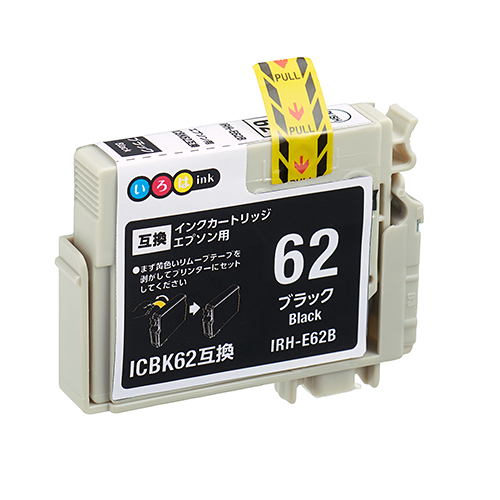 エプソンICBK62/ICBK62A1互換インクカートリッジ | いろはインク