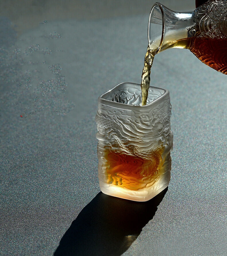 IwaiLoft 龍 四方 マルチカップ ぐい呑み おちょこ お猪口 盃 日本酒