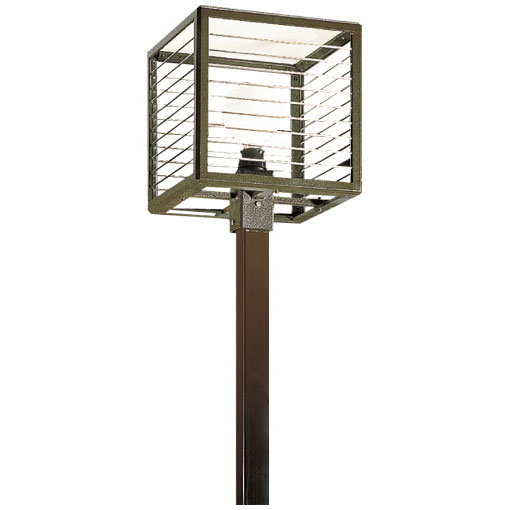 H5011 - HIDポールライト 角形(枠付)HIDランプ110W～400W(LEDランプ