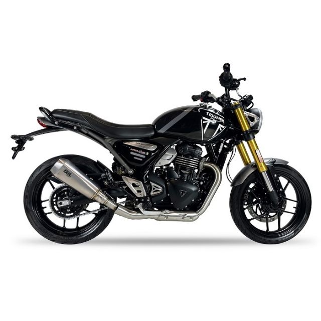 IXIL TRIUMPH SPEED 400 SCRAMBLER 400 X 2024 スリップオンマフラー