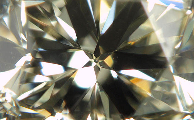 六角形 天然ダイヤモンド ルース(裸石) 0.516ct, VLY, VVS-2