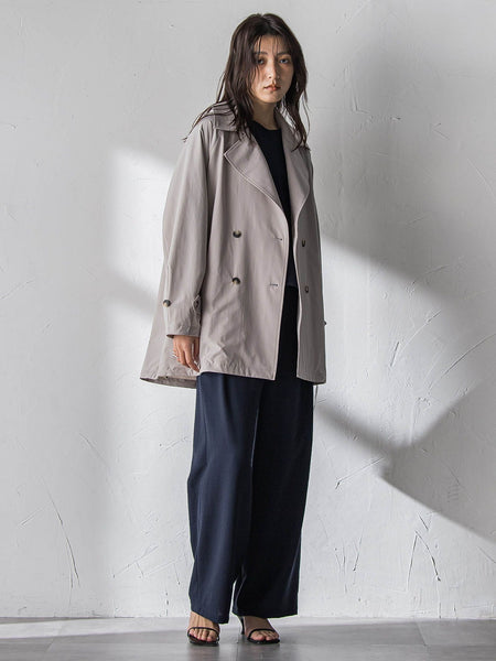 一瞬で楽とキレイを叶える】タンブラーオックスギャザー袖ブラウス