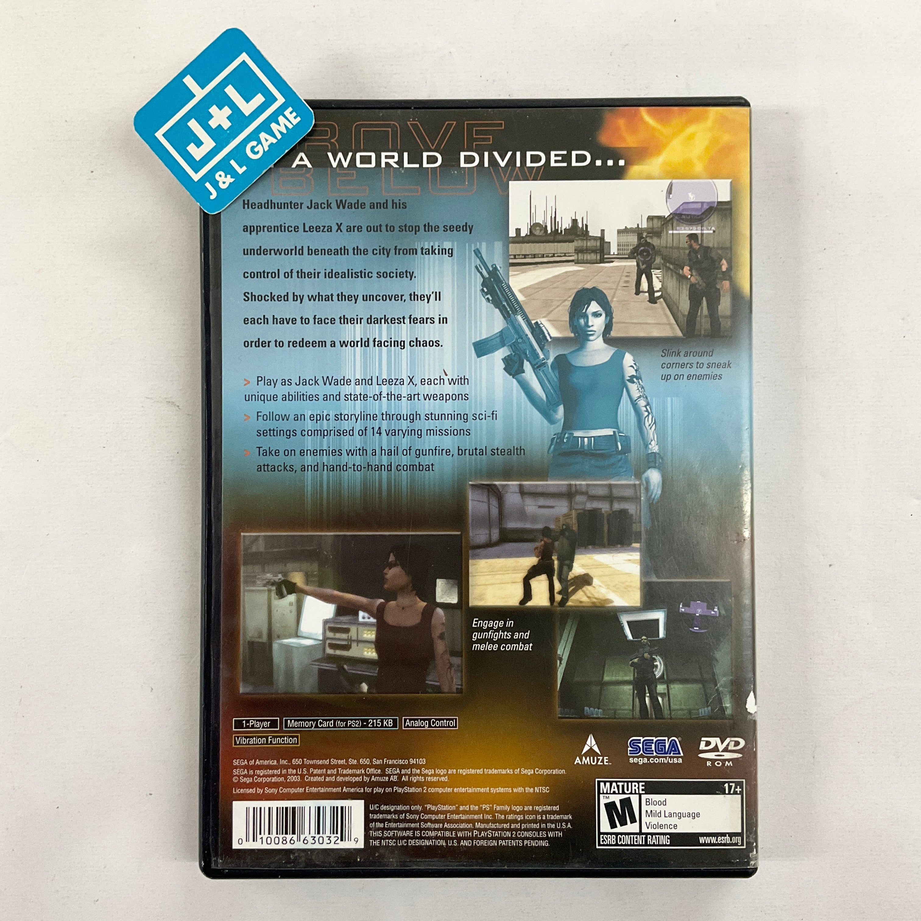 Headhunter: Redemption - (PS2) PlayStation 2 [Pre-Owned] | J&L Game