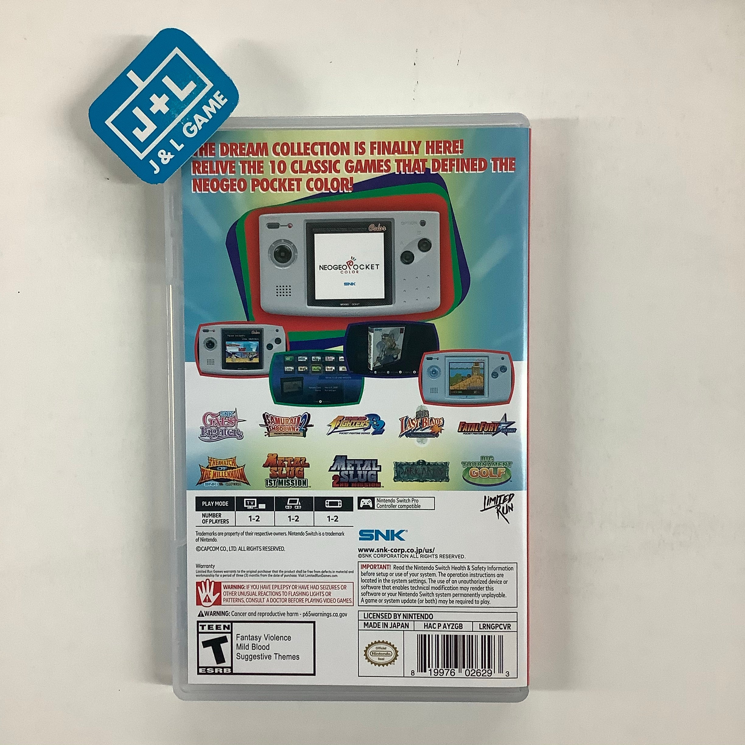NeoGeo Pocket Color Selection Vol. 1 - (NSW) Nintendo Switch