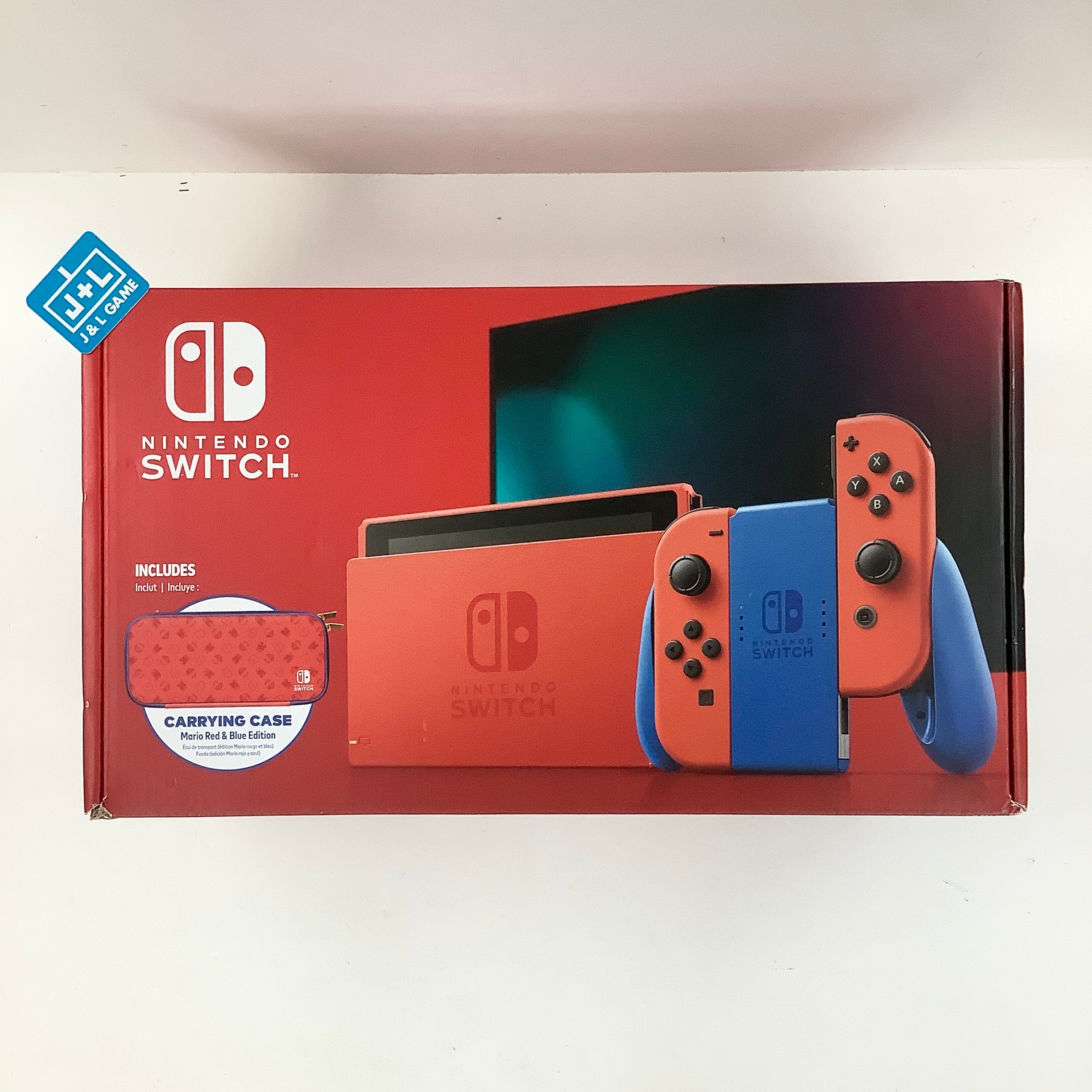 Nintendo Switch - Mario Red & Blue Edition - Nintendo Switch | J&L